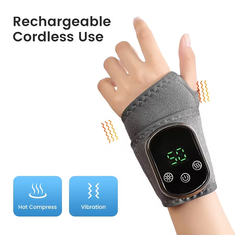Rechargeable wrist massager for Relaxation and comfort